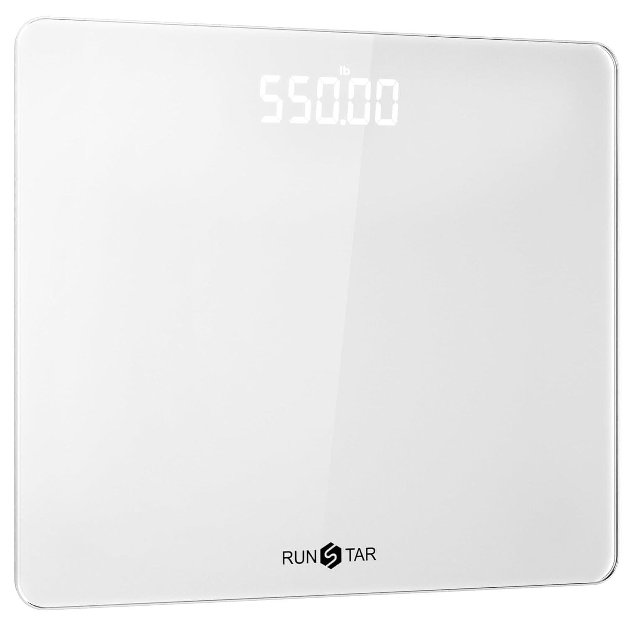 550Lb Bathroom Digital Scale for Body Weight with Ultra-Wide Platform and Large LCD Display, Accurate High Precision Scale with Extra-High Capacity