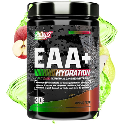 Nutrex Research EAA Hydration | Eaas + BCAA Powder | Muscle Recovery, Strength, Muscle Building, Endurance | 8G Essential Amino Acids + Electrolytes | 30 Servings It'S Mango Time