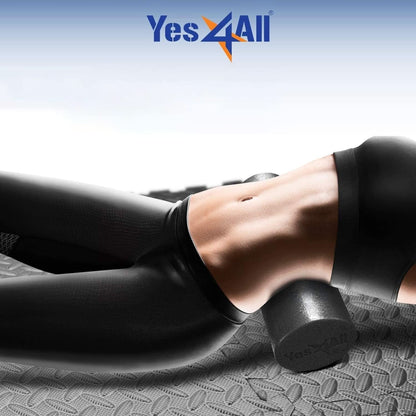 Yes4All Low Density round PE 12/18/ 24/36 Inch Foam Rollers for Muscle Massage, Yoga Core Exercise & Physical Therapy