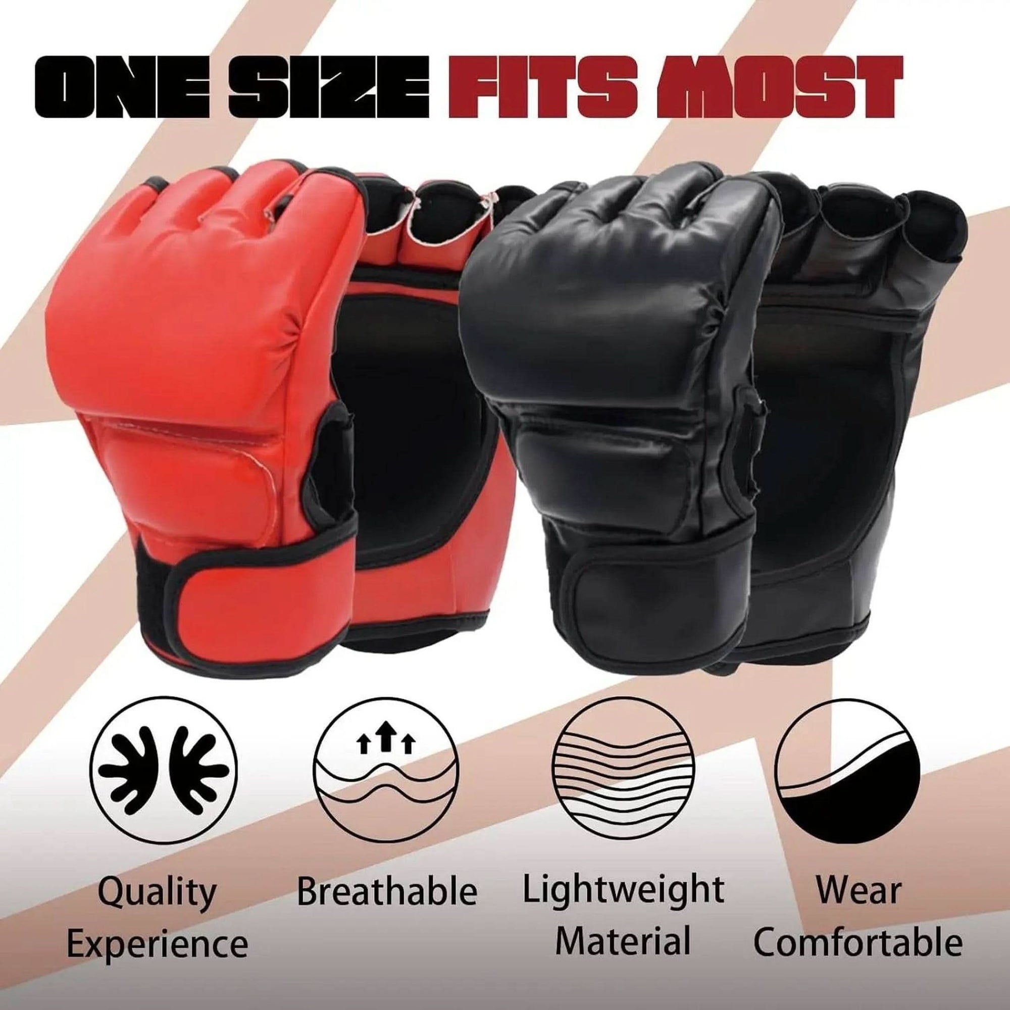 2 Pairs Boxing MMA & Kickboxing Gloves