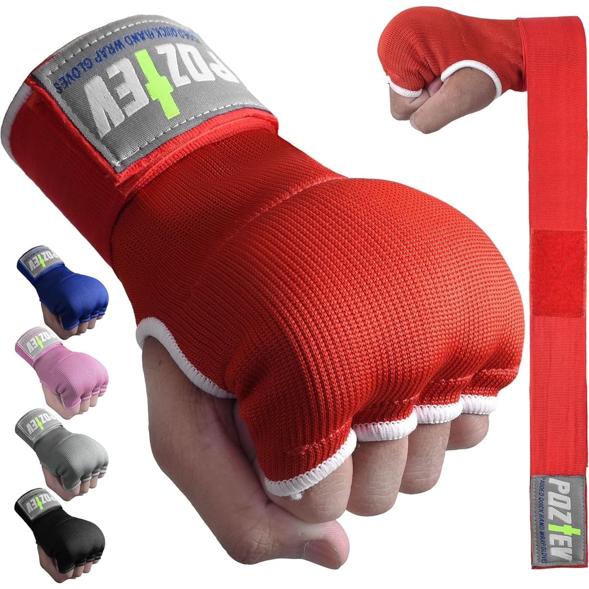 Boxing Hand Wraps for Men & Women - Boxing Quick Wraps Inner Gloves Kickboxing Handwraps for Boxing Gloves Gear Knuckle Support Elastic Wrist Straps for Training MMA Shadowboxing Muay Thai