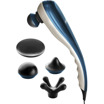 Wahl Deep Tissue Corded Long Handle Percussion Massager - Handheld Therapy with Variable Intensity to Relieve Pain in the Back, Neck, Shoulders, Muscles, & Legs – FSA Eligible - Model 4290-300