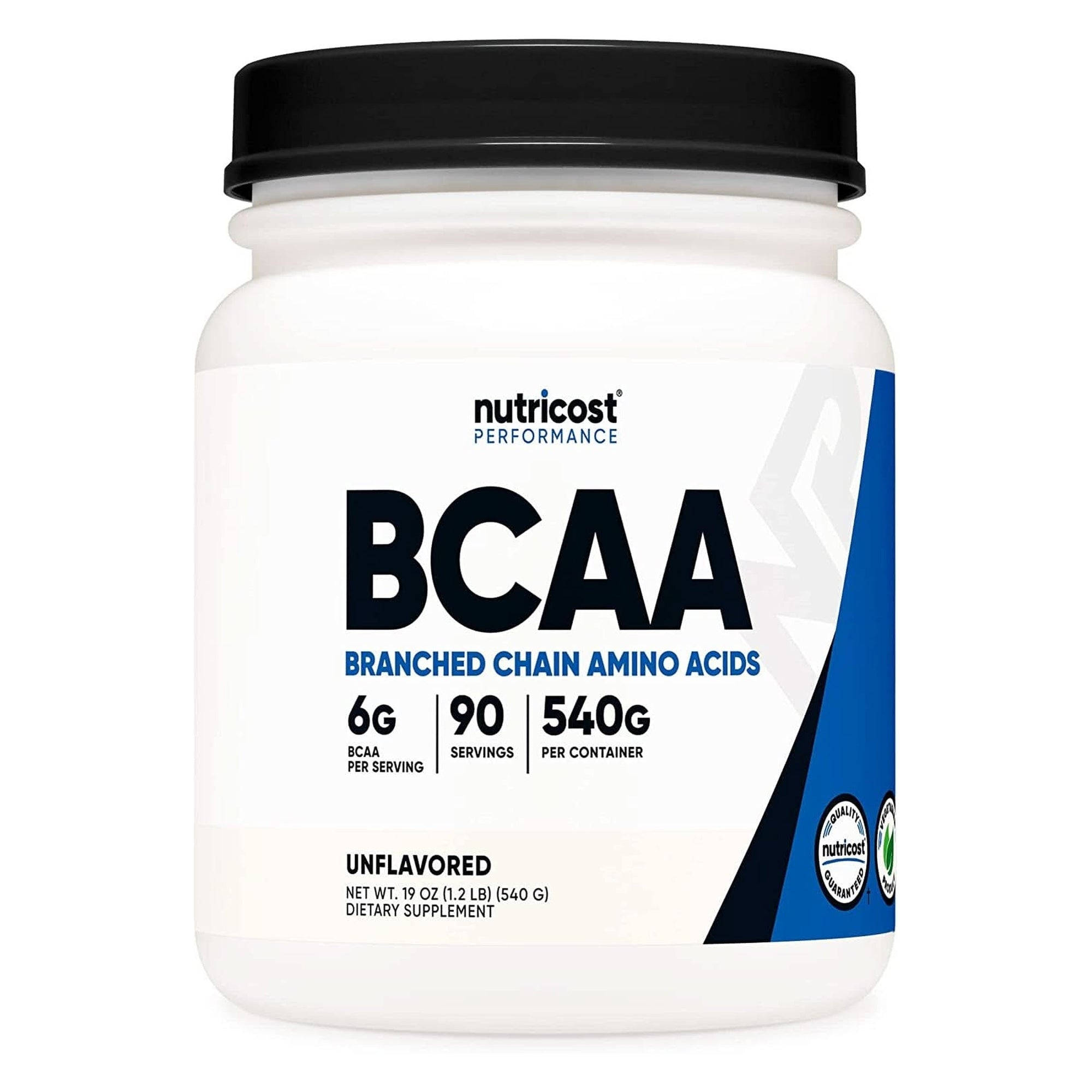 Nutricost BCAA Powder 2:1:1 (90 Servings, No Flavor Added) - Branched Chain Amino Acids