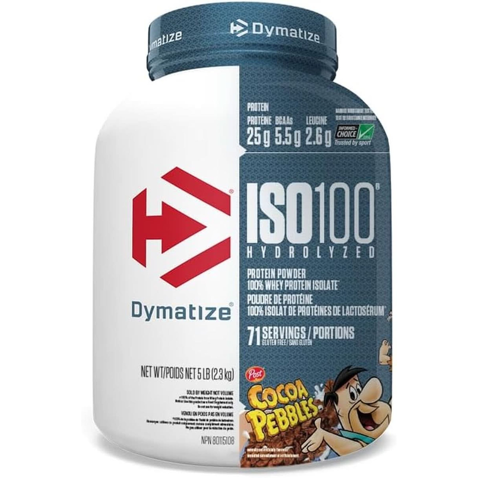 Dymatize ISO 100 Whey Protein Powder with 25G of Hydrolyzed 100% Whey Isolate, Gluten Free, Fast Digesting, Gourmet, 3 Pound, Vanilla, 3 Pound, 48 Oz