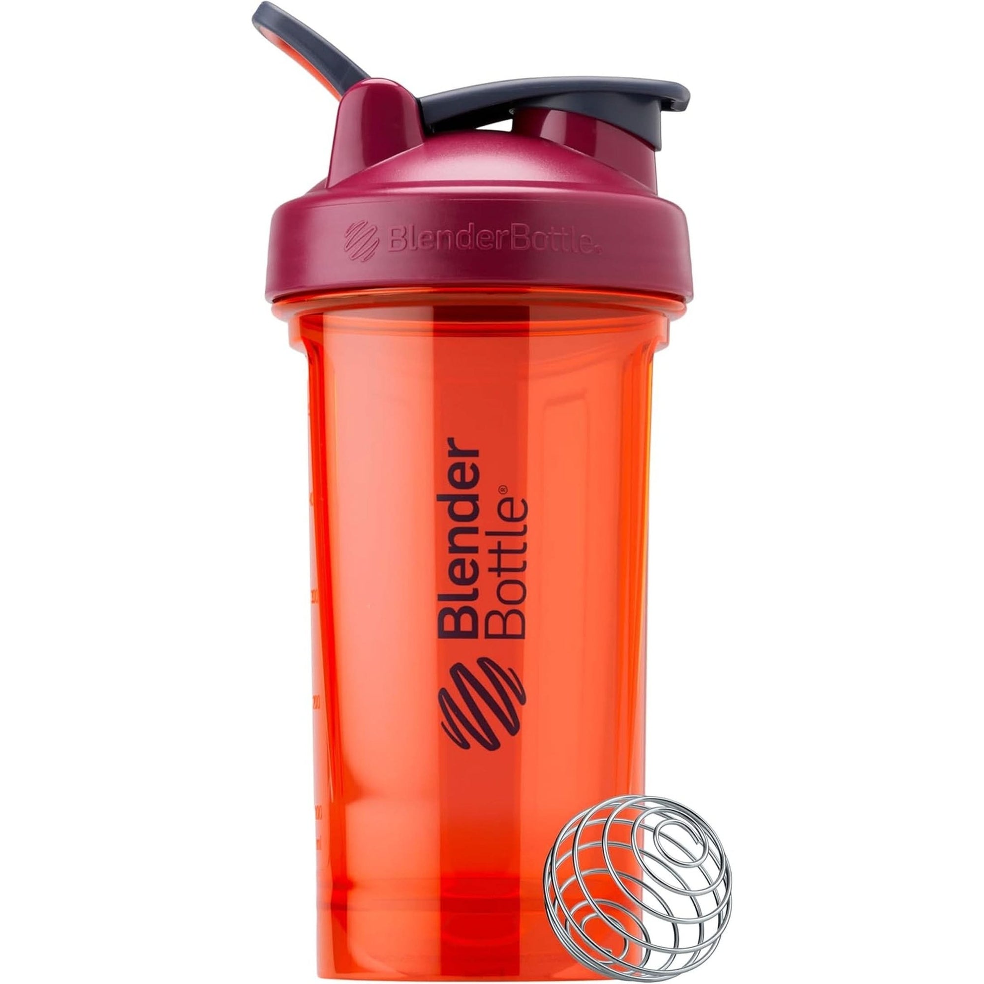 Blenderbottle Shaker Bottle Pro Series Perfect for Protein Shakes and Pre Workout, 24-Ounce, Black/Clear