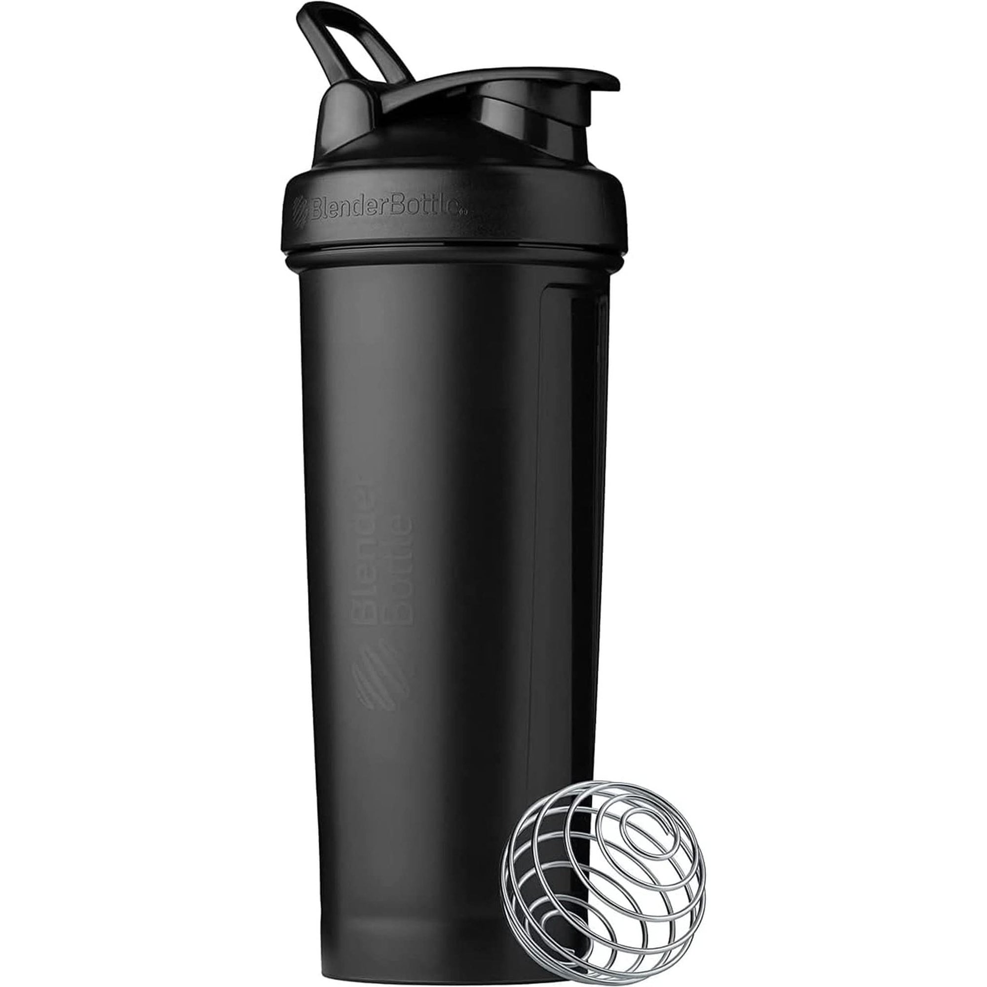 Blenderbottle Classic V2 Shaker Bottle Perfect for Protein Shakes and Pre Workout, 28-Ounce, Grey/Black, Black Shadow