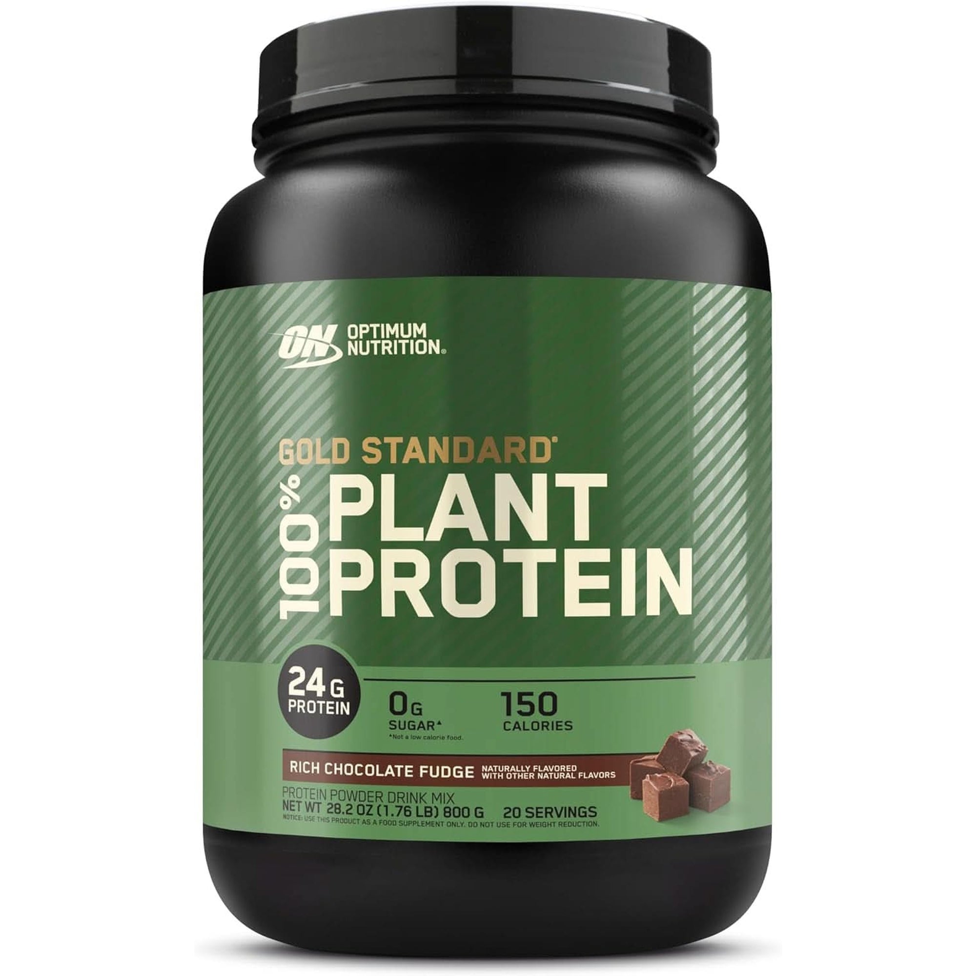 Optimum Nutrition Gold Standard 100% Plant Based Protein Powder, Gluten Free, Vegan Protein for Muscle Support and Recovery with Amino Acids - Creamy Vanilla, 20 Servings (Packaging May Vary)