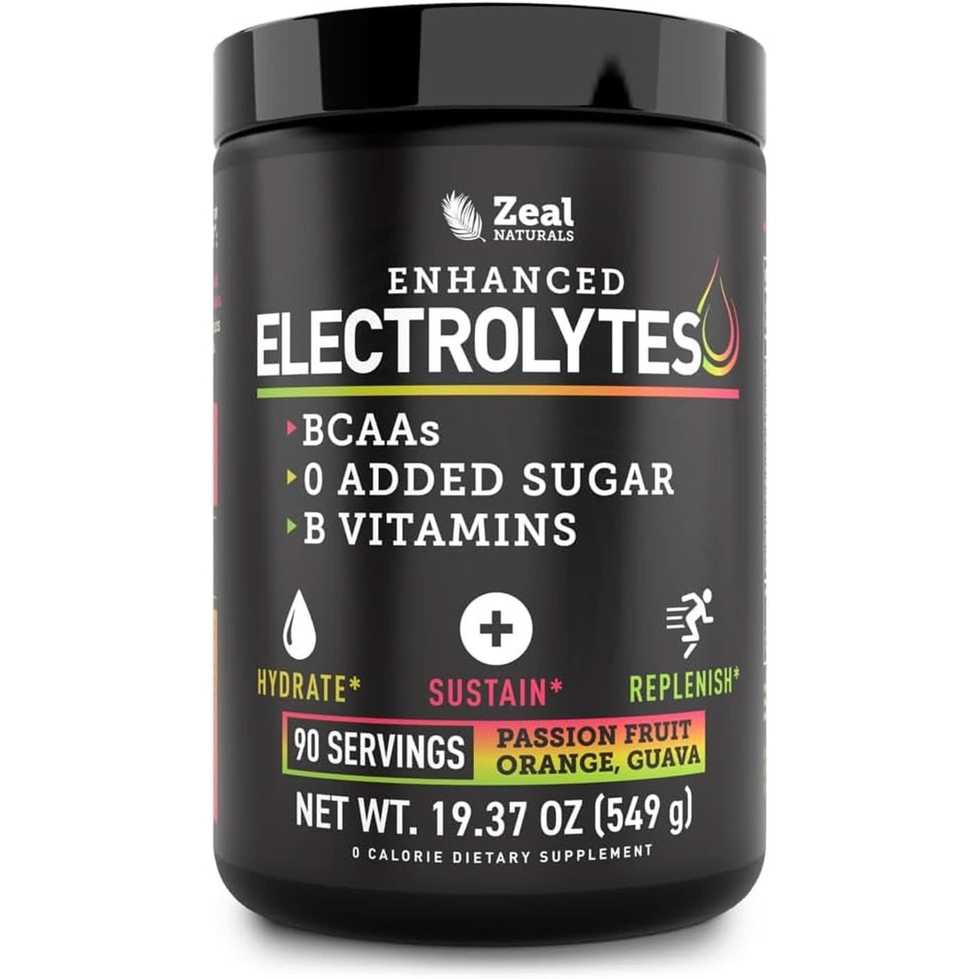 Enhanced Electrolyte Powder Cherry Limeade | 90Ct. + BCAA, B-Vitamins & Real Salt® - Hydration Powder W Potassium, Sodium, Zinc, Magnesium for Hydration