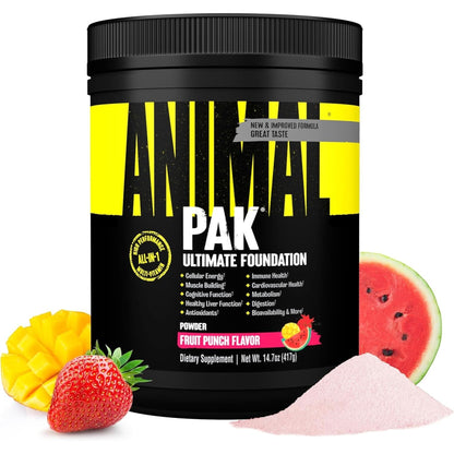 Animal Pak - Convenient Multivitamin for Men & Women Daily All-In-One Vitamin & Supplement Pack - Zinc, Vitamins C, B, D, Amino Acids, and Immune Support - Sports Nutrition Performance - 44 Count