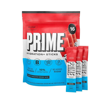 PRIME HYDRATION+ Sticks VARIETY PACK | Hydration Powder Single Serve Sticks | Electrolyte Powder on the Go | Low Sugar | Caffeine-Free | Vegan | 30 Sticks