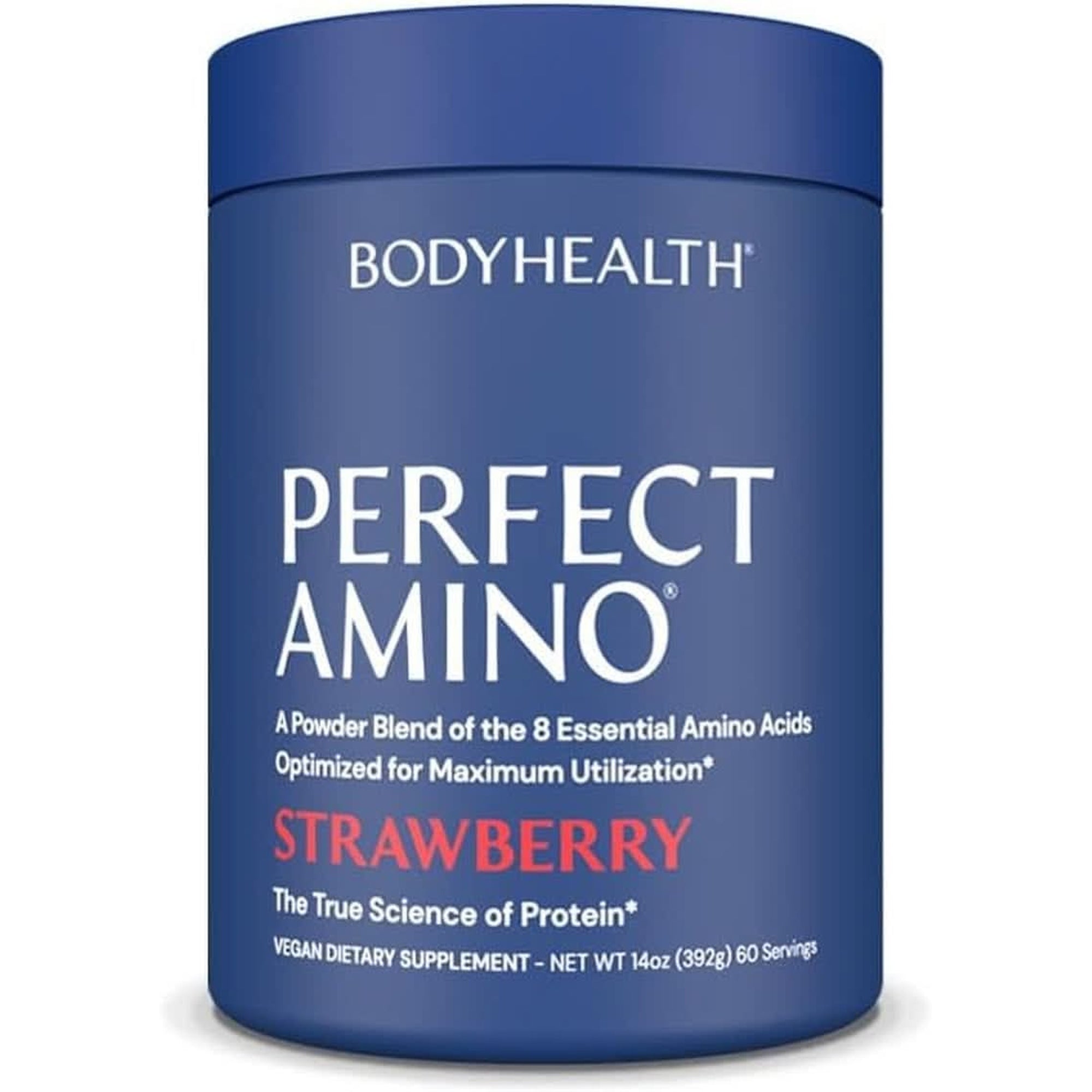 Bodyhealth Perfectamino Powder - BCAA and EAA Powder for Pre and Post Workout - Amino Acid Energy Drink Powder for Men and Women to Support Lean Muscle and Recovery - Mixed Berry - 30 Servings