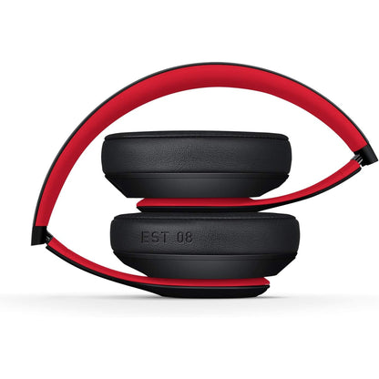 Beats Studio3 Decade Collection Wireless Over-Ear Headphones - Defiant Black/Red (Renewed)