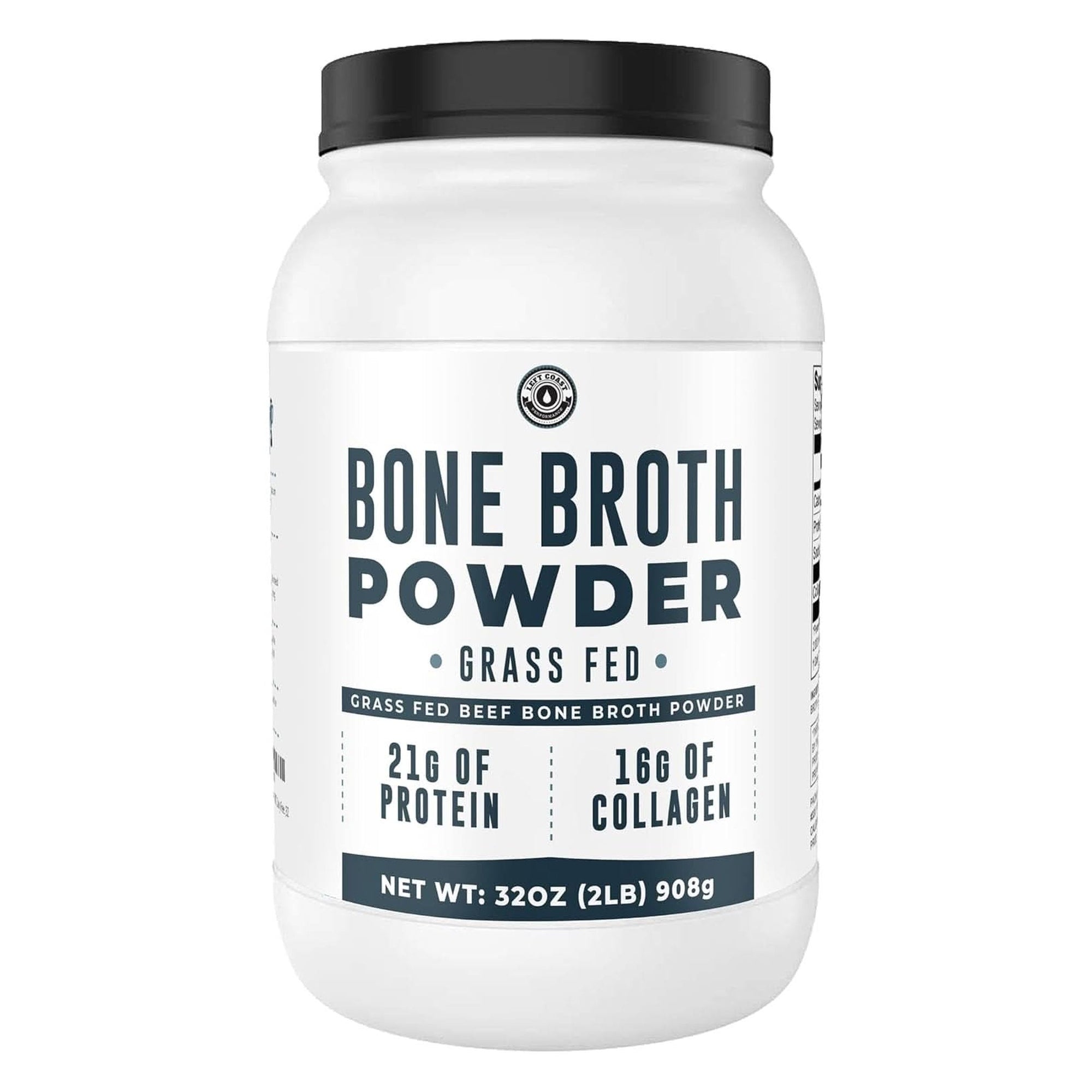 Bone Broth Protein Powder – Pure Grass-Fed Beef Bone Broth, Unflavored with Natural Collagen, Glucosamine & Gelatin – Paleo & Keto-Friendly, Non-Gmo, Dairy-Free for Gut Health & Joint Support 32Oz