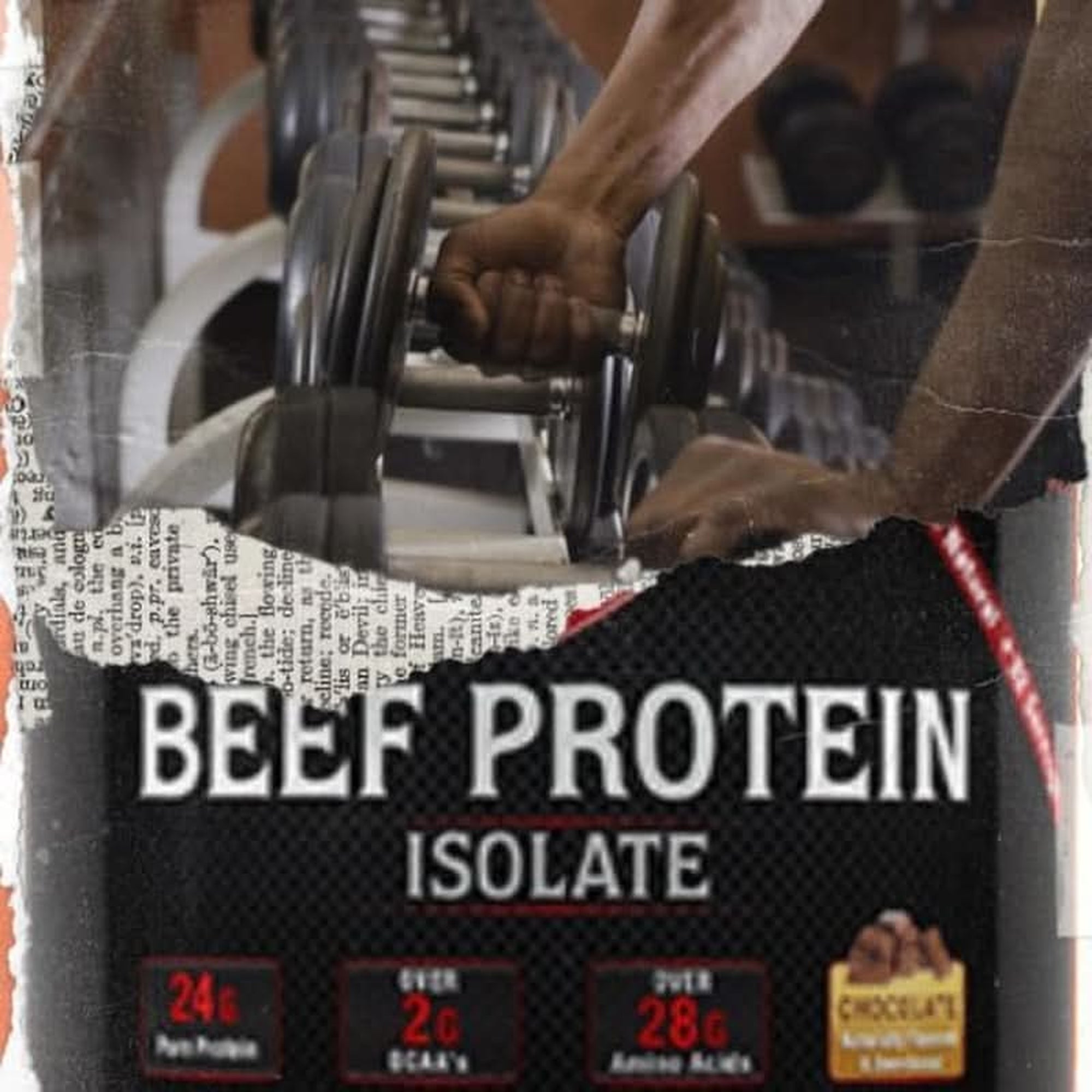 Olympian Labs Beef Protein Isolate Lb, 1 Pound, Chocolate, 16 Ounce (03273)