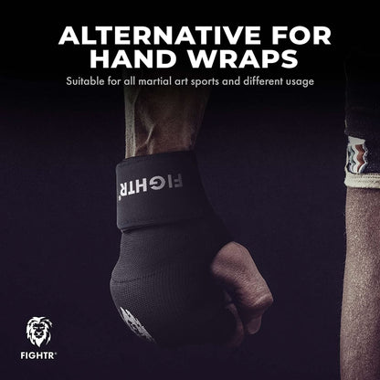 FIGHTR® Premium Gel Inner Gloves - Quick Wrapping & More Stability | Gel Hand Wraps for Boxing, MMA, Muay Thai, & Martial Arts | with Long Wrist Wrap