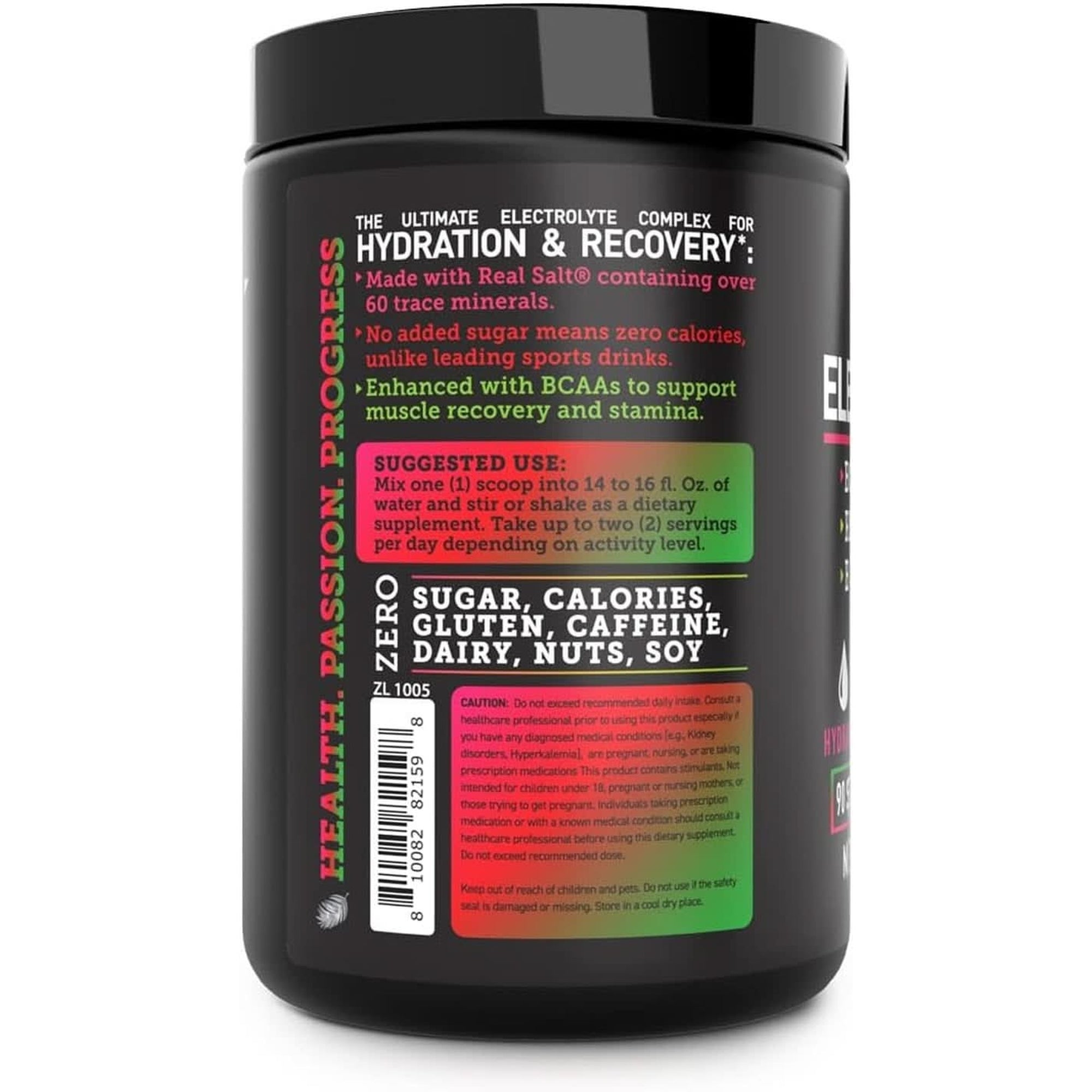 Enhanced Electrolyte Powder Cherry Limeade | 90Ct. + BCAA, B-Vitamins & Real Salt® - Hydration Powder W Potassium, Sodium, Zinc, Magnesium for Hydration