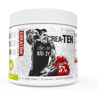 5% Nutrition Createn Creatine Complex + Accelerators | Flavored Creatine Powder for Muscle Gain | Max Power, Strength, Endurance, & Recovery (Blueberry Lemonade)