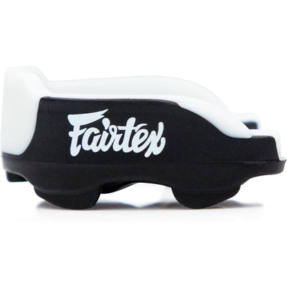 Fairtex MG3 Gel Mouth Guard Protection | Ultimate Protection for Contact Sports | Custom Fit, Bpa-Free, Latex-Free | Quick Tether Connect, Heavy-Duty Shock Frame, Gel-Fit Liner Black