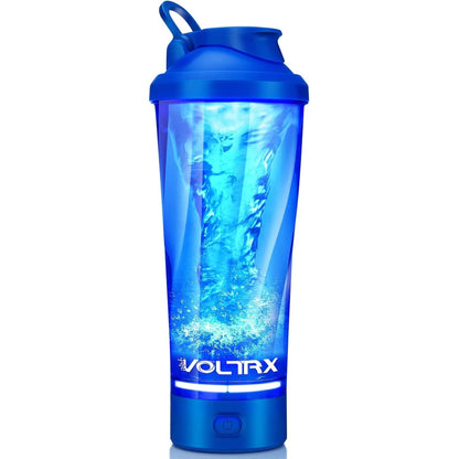 VOLTRX Premium Electric Protein Shaker Bottle, Made with Tritan - BPA Free - 24 Oz Vortex Portable Mixer Cup/Usb C Rechargeable Shaker Cups for Protein Shakes