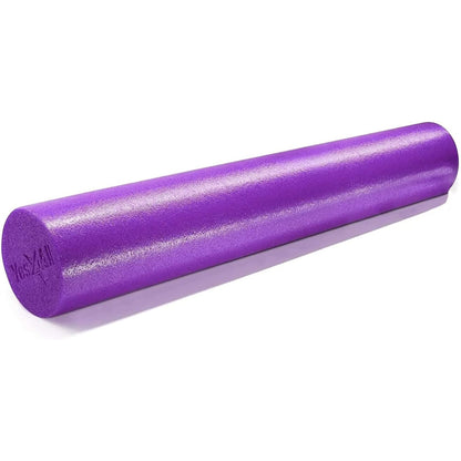 Yes4All Low Density round PE 12/18/ 24/36 Inch Foam Rollers for Muscle Massage, Yoga Core Exercise & Physical Therapy