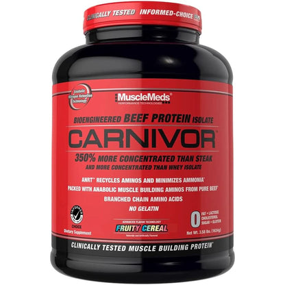 Musclemeds Carnivor Beef Protein Isolate Powder, Chocolate Peanut Butter, 4.14 Pound