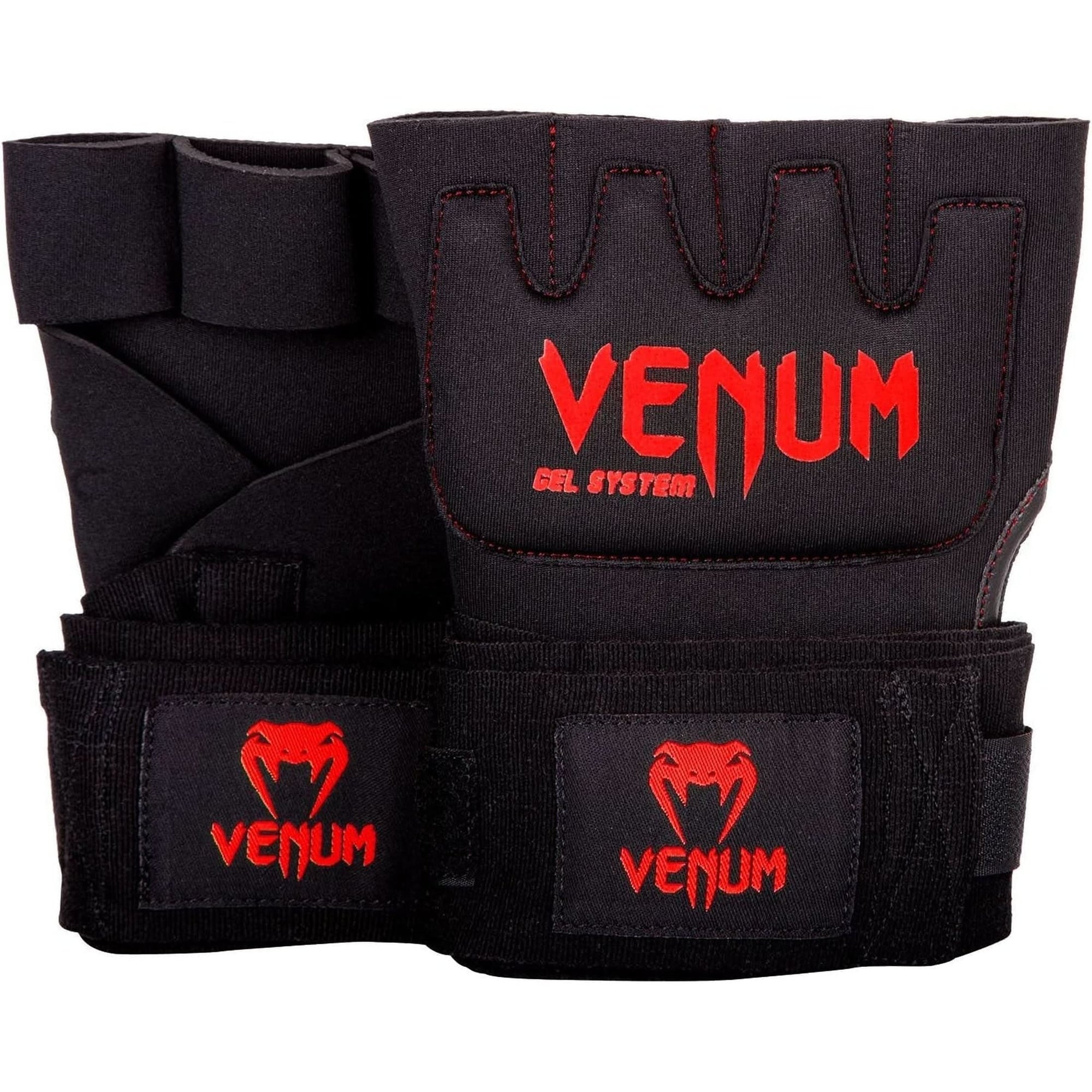 Venum "Kontact" Gel Glove Wraps, Black