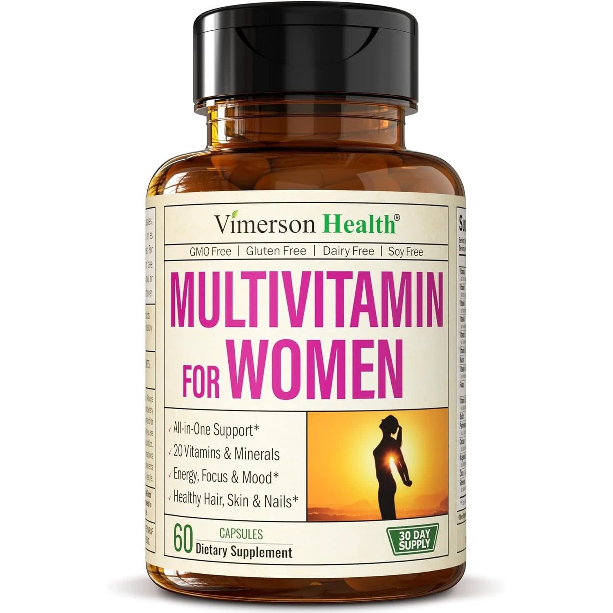 Multivitamin for Men - Complete Mens Multivitamins & Multiminerals with Vitamin A, C, D, E, B12, Zinc & More Essential Vitamins for Men - Mens Vitamins for Energy, Focus, and Mens Health. 60 Capsules