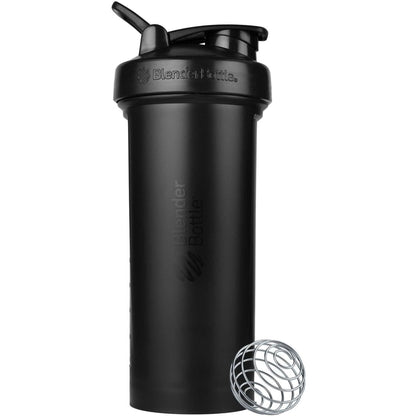 Blenderbottle Classic V2 Shaker Bottle Perfect for Protein Shakes and Pre Workout, 28-Ounce, Grey/Black, Black Shadow