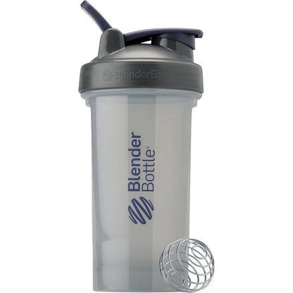 Blenderbottle Shaker Bottle Pro Series Perfect for Protein Shakes and Pre Workout, 24-Ounce, Black/Clear