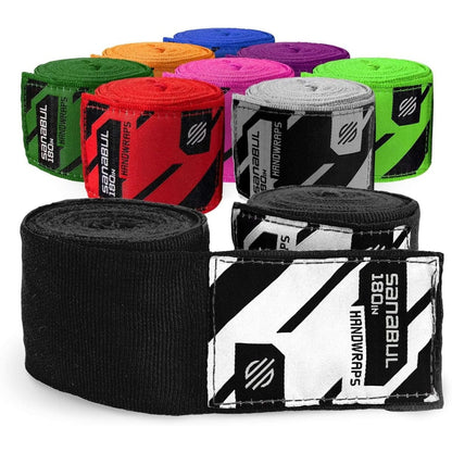 Sanabul Elastic 180 Inch Boxing Handwraps | Boxing Gloves Muay Thai MMA Boxing Hand Wraps