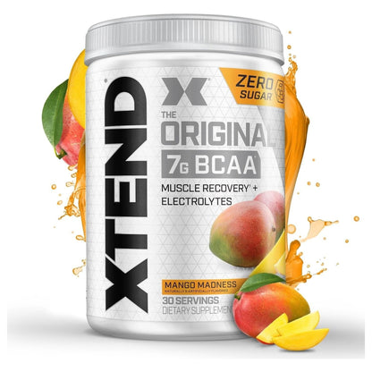 Xtend XTEND Original BCAA Powder 7G BCAA and 2.5G L-Glutamine, Sugar Free Post Workout Muscle Recovery Drink with Amino Acids for Men & Women, 30 Servings