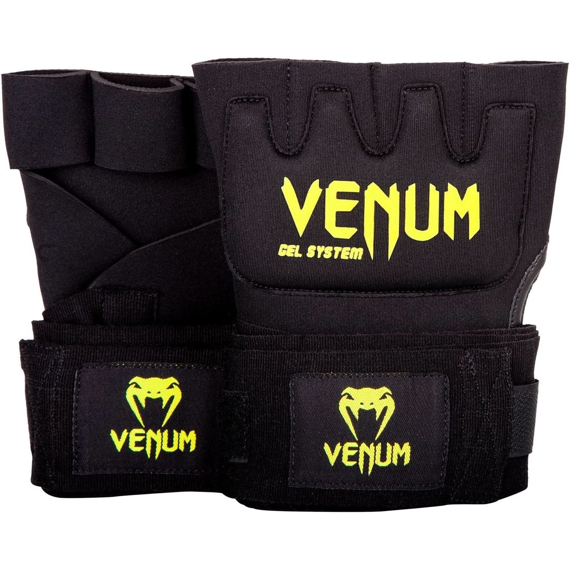 Venum "Kontact" Gel Glove Wraps, Black