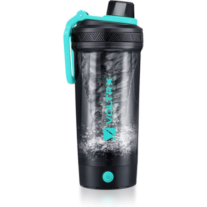 VOLTRX Electric Protein Shaker Bottle - USB Rechargeable Mixer Cup for Shakes and Meal Replacements, Bpa-Free Tritan, 24Oz