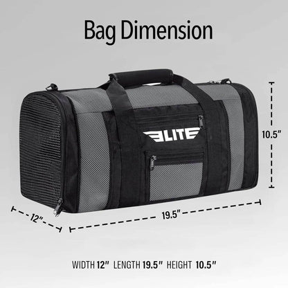 Elite Sports Boxing Gym Duffle Bag for MMA, BJJ, Jiu Jitsu Gear