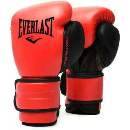 Everlast Powerlock 2 Boxing Gloves | Fight Training Gloves | Secure Fit Lace-Up with Triple-Layer Foam & Wrist Support | Heavy Bag & Fitness Training