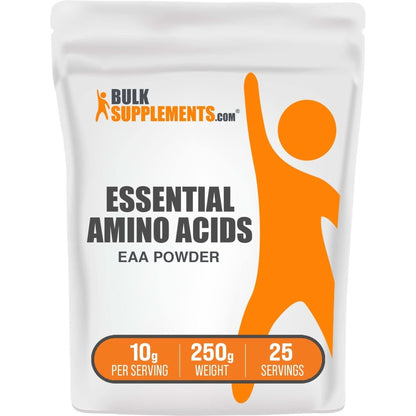 Bulksupplements.Com Essential Amino Acids Powder - Essential Amino Acids Supplement, EAA Powder - Unflavored & Gluten Free, 10G of Eaas Amino Acids per Serving, 1Kg (2.2 Lbs) (Pack of 1)