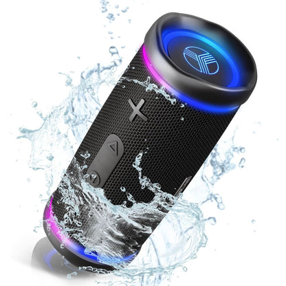 TREBLAB HD77 - Portable Bluetooth Speaker - Powerful 360° Sound, 30W Audio with Impactful Bass, 20H Battery, IPX7 Waterproof, Shockproof, TWS Stereo, Speaker Bluetooth Wireless for Outdoor, Beach Pool