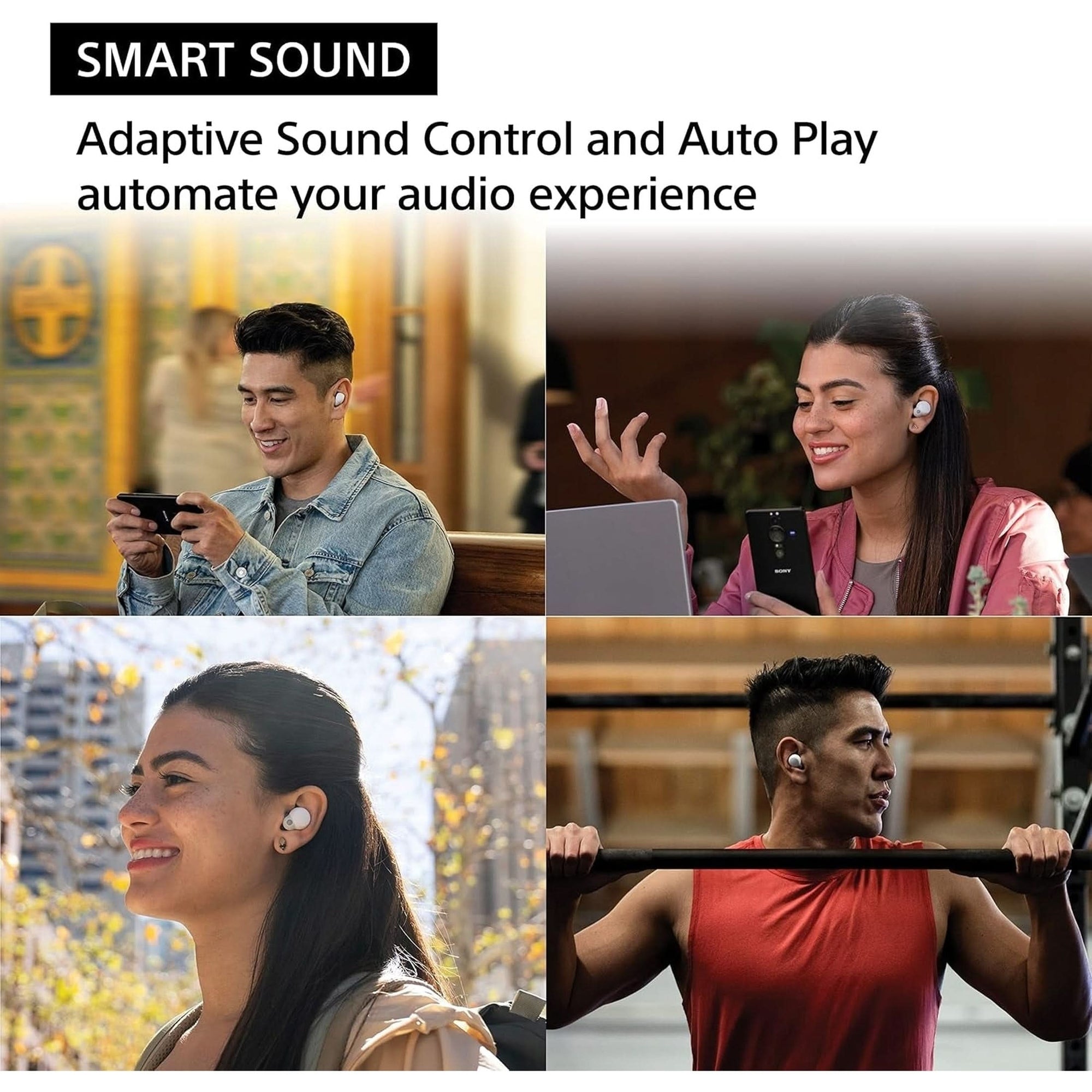 Sony Linkbuds S Truly Wireless Noise Canceling Earbud Headphones with Alexa Built-In, Bluetooth Ear Buds Compatible with Iphone and Android, Black