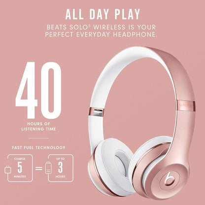 Beats Solo3 Wireless On-Ear Headphones -  Rose Gold