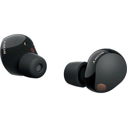 Sony WF-1000XM5 Wf Xm5, the Best Truly Wireless Noise Cancelling Earbuds, Made from Recycled Plastic Materials, Clear Bluetooth Signal, Adaptive Sound Control with AI, Xm5 Earbuds, Black