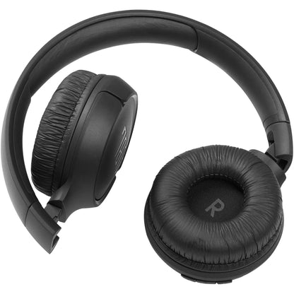 JBL Tune 510BT: Wireless On-Ear Headphones with Purebass Sound - Black