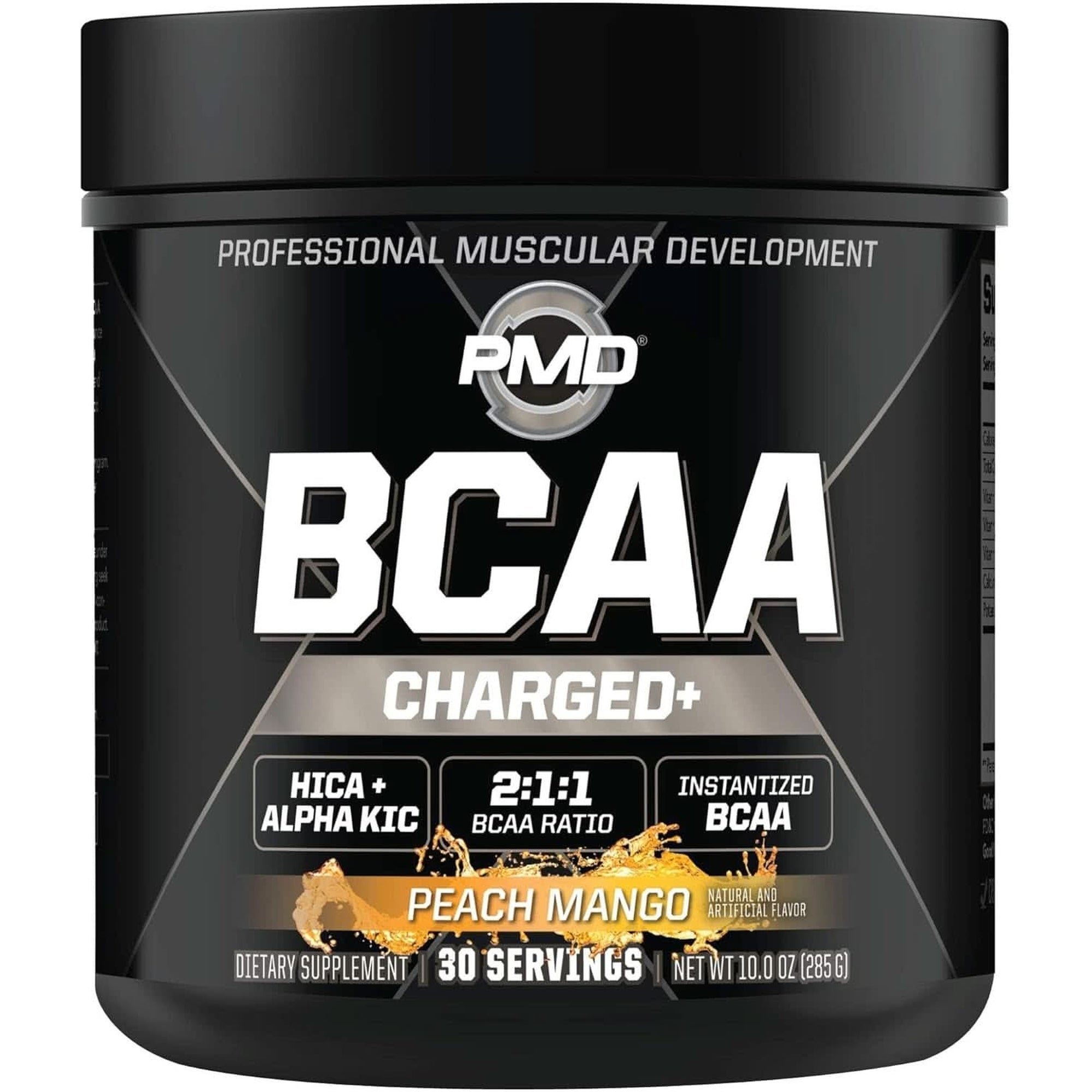 PMD Sports BCAA Charged Delicious Amino Acid Drink Mix for Performance, Recovery, Endurance and Hydration - Increase Muscle Function for Workout and Daily Energy – Cherry Limeade (30 Servings)