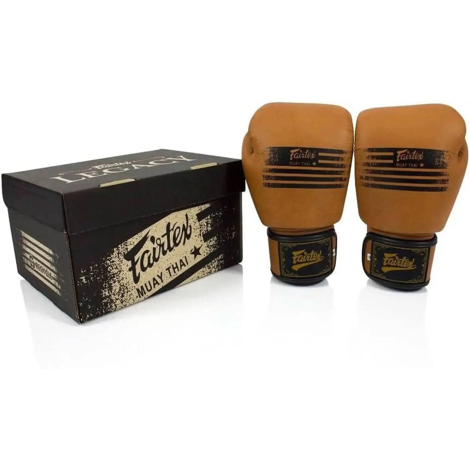 Fairtex BGV21 Legacy Muay Thai Boxing Gloves MMA UFC K1 Kick Boxing Training Genuine Leather Classic Matte Brown