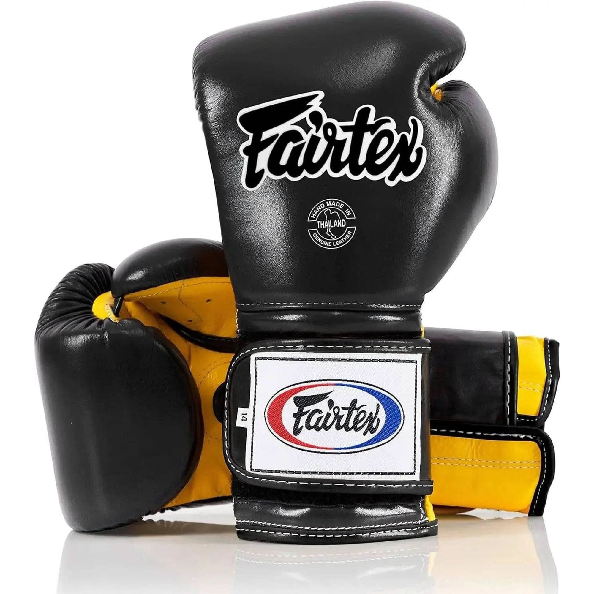 Fairtex BGV9 Muay for Professional Boxers & Trainers |Mexican Style Glove for Hard Hitters | MMA Gloves for Martial Arts|Light Weight & Shock Absorbent Boxing Gloves