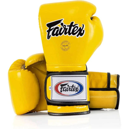 Fairtex BGV9 Muay for Professional Boxers & Trainers |Mexican Style Glove for Hard Hitters | MMA Gloves for Martial Arts|Light Weight & Shock Absorbent Boxing Gloves