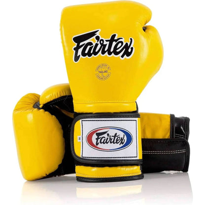 Fairtex BGV9 Muay for Professional Boxers & Trainers |Mexican Style Glove for Hard Hitters | MMA Gloves for Martial Arts|Light Weight & Shock Absorbent Boxing Gloves