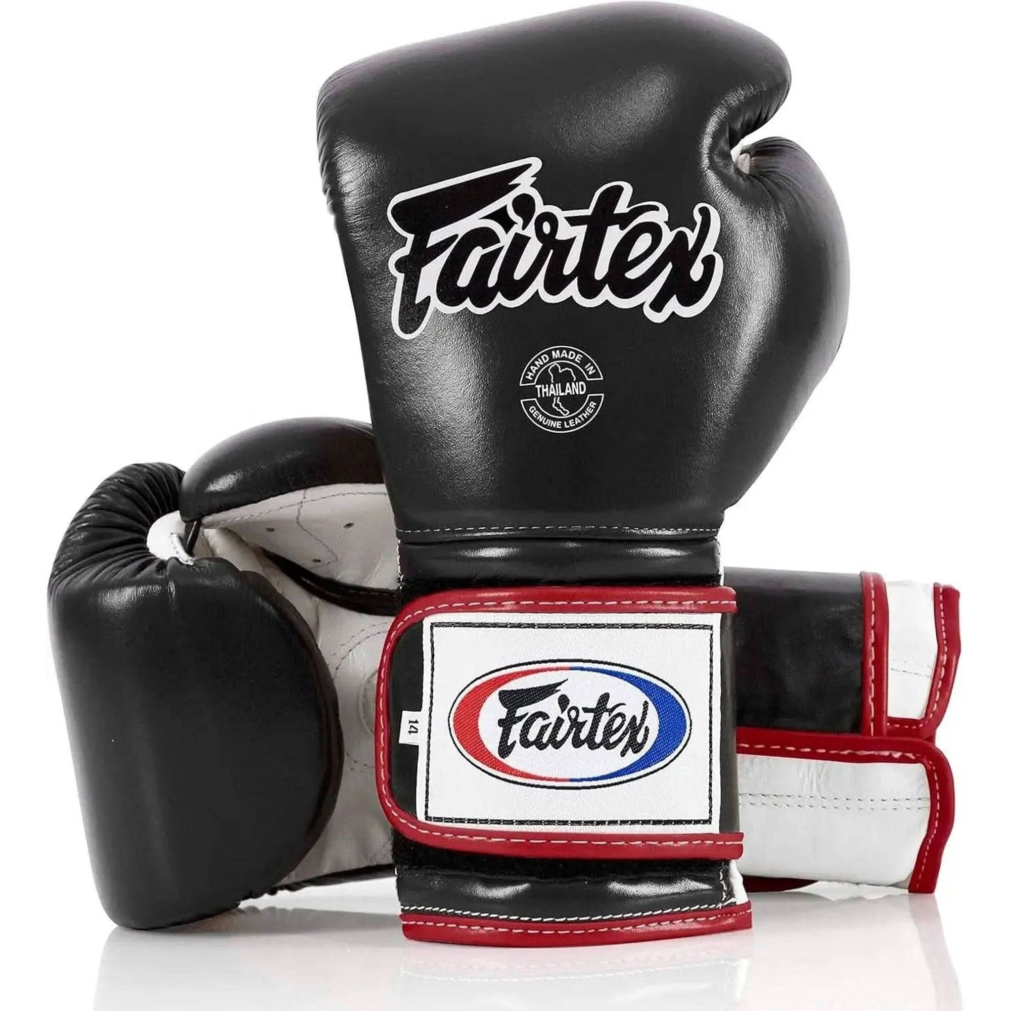 Fairtex BGV9 Muay for Professional Boxers & Trainers |Mexican Style Glove for Hard Hitters | MMA Gloves for Martial Arts|Light Weight & Shock Absorbent Boxing Gloves