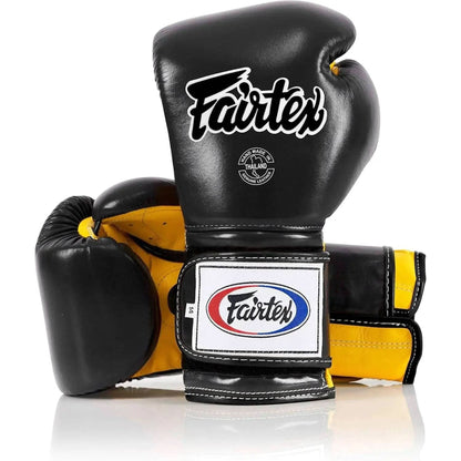 Fairtex BGV9 Muay for Professional Boxers & Trainers |Mexican Style Glove for Hard Hitters | MMA Gloves for Martial Arts|Light Weight & Shock Absorbent Boxing Gloves