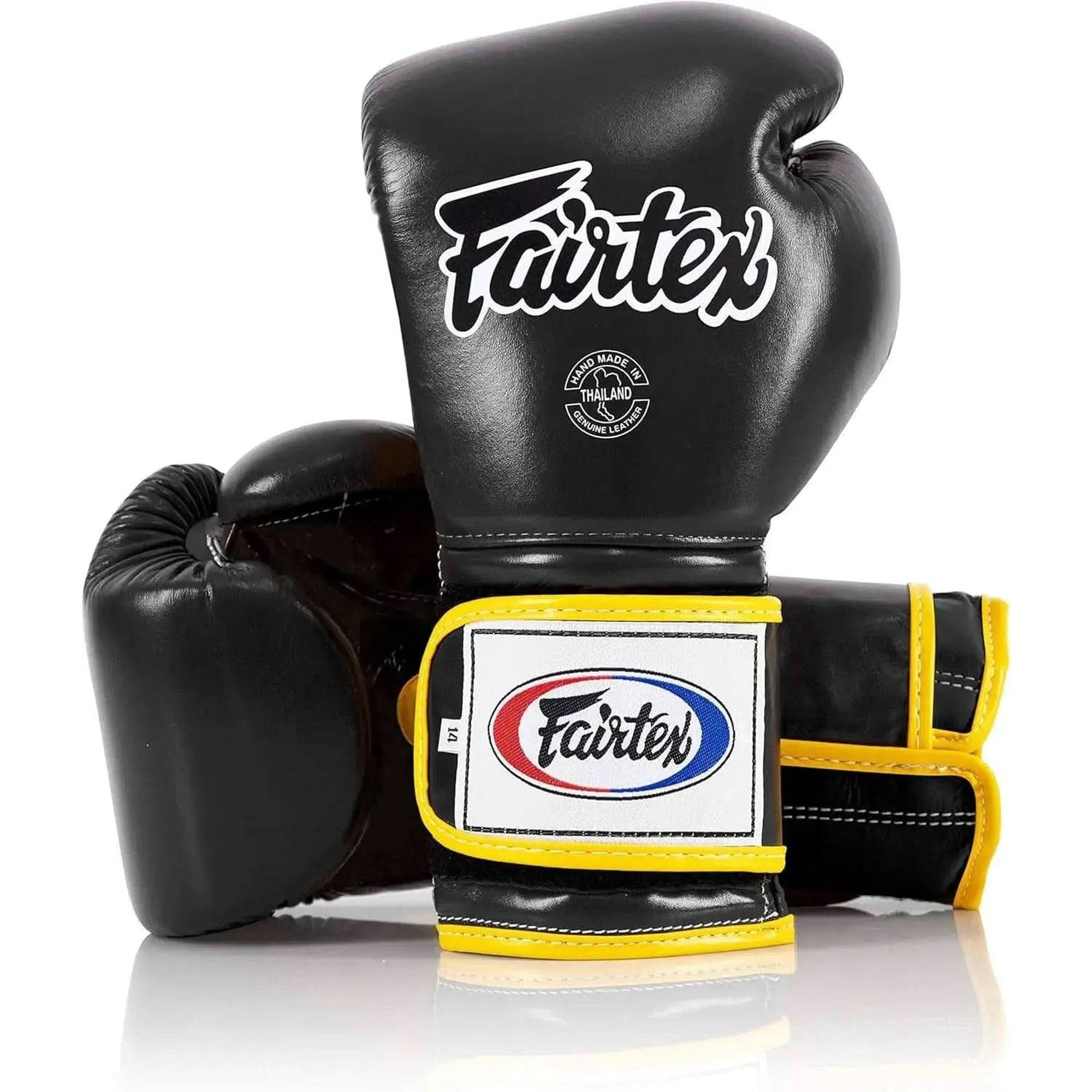 Fairtex BGV9 Muay for Professional Boxers & Trainers |Mexican Style Glove for Hard Hitters | MMA Gloves for Martial Arts|Light Weight & Shock Absorbent Boxing Gloves