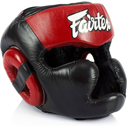 Fairtex Headgear Head Guard Super Sparring HG3, HG10, HG13 Diagonal Vision for Muay Thai, Boxing, Kickboxing